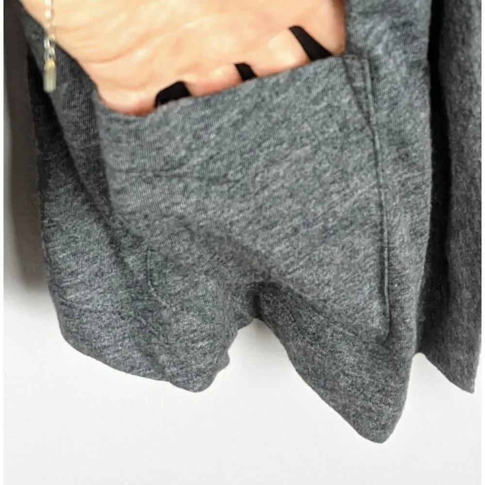 J. Crew Always Open Cardigan Sweater Gray 33418 Size XL